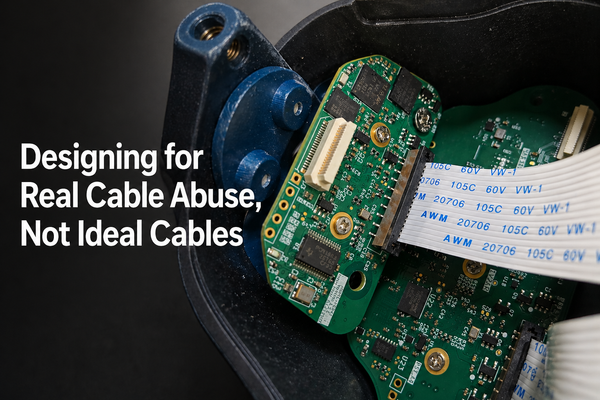 Designing for Real Cable Abuse, Not Ideal Cables