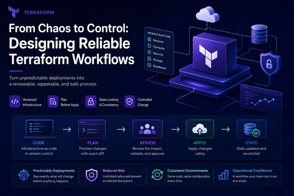 From Chaos to Control: Designing Reliable Terraform Workflows.