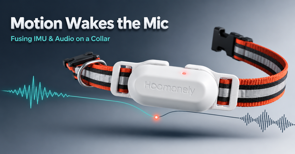Motion Wakes the Mic: Fusing IMU and Audio on a Collar