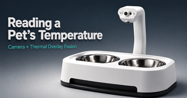 Reading a Pet's Temperature Through a Thermal Overlay