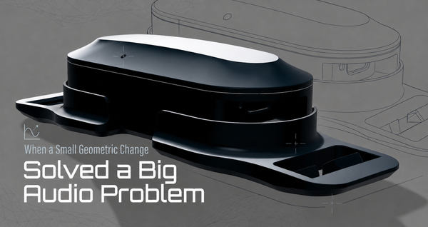 When a Small Geometric Change Solved a Big Audio Problem