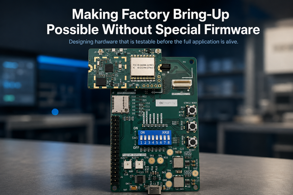 Making Factory Bring-Up Possible Without Special Firmware