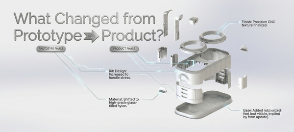 What Changed from Prototype and Product