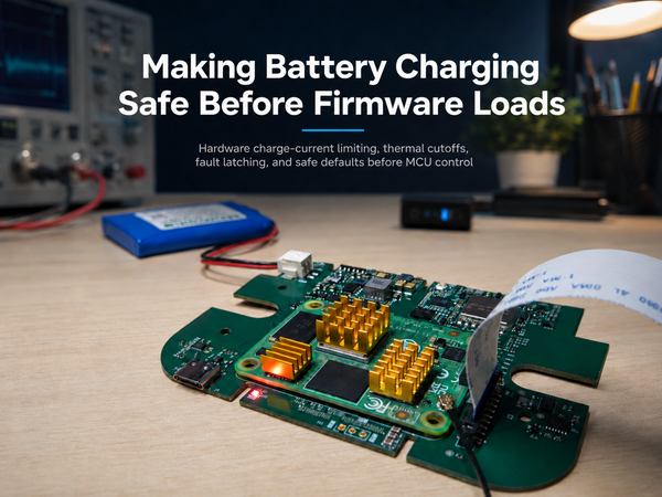 Making Battery Charging Safe Before Firmware Loads