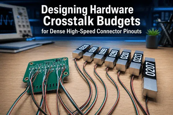 Designing Hardware Crosstalk Budgets for Dense High-Speed Connector Pinouts