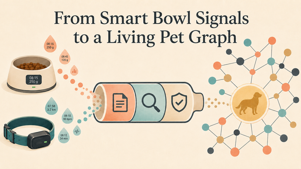 From Smart Bowl Signals to a Living Pet Graph