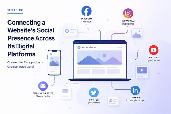 Connecting a Website’s Social Presence Across Its Digital Platforms