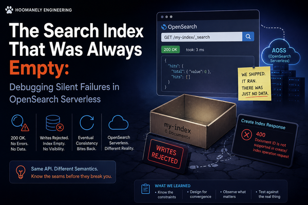 The Search Index That Was Always Empty: Debugging Silent Failures in OpenSearch Serverless