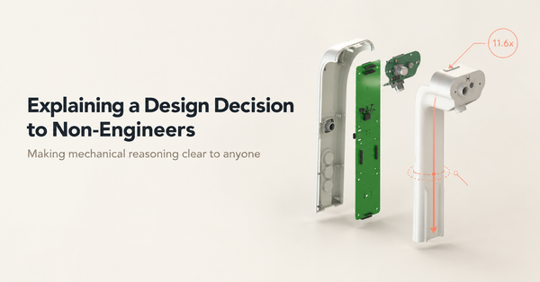 Explaining a Design Decision to Non-Engineers