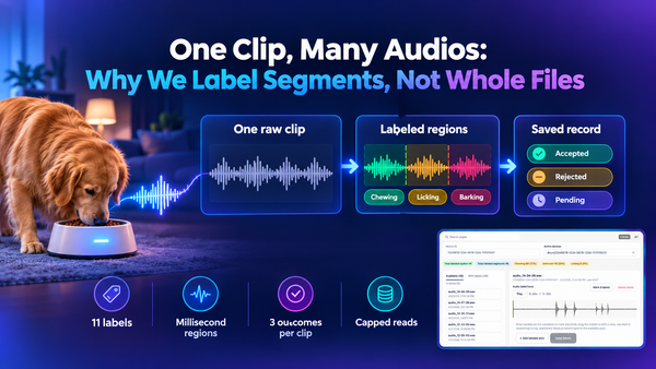 One Clip, Many Audios: Why We Label Segments, Not Whole Files