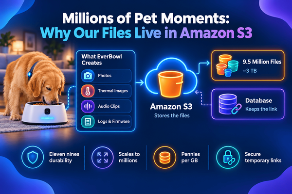 Every Bark, Bite and Bowl Visit: Why We Trust Amazon S3 With Millions of Pet Moments